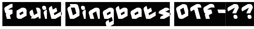 Foxit Dingbats OTF字体转换